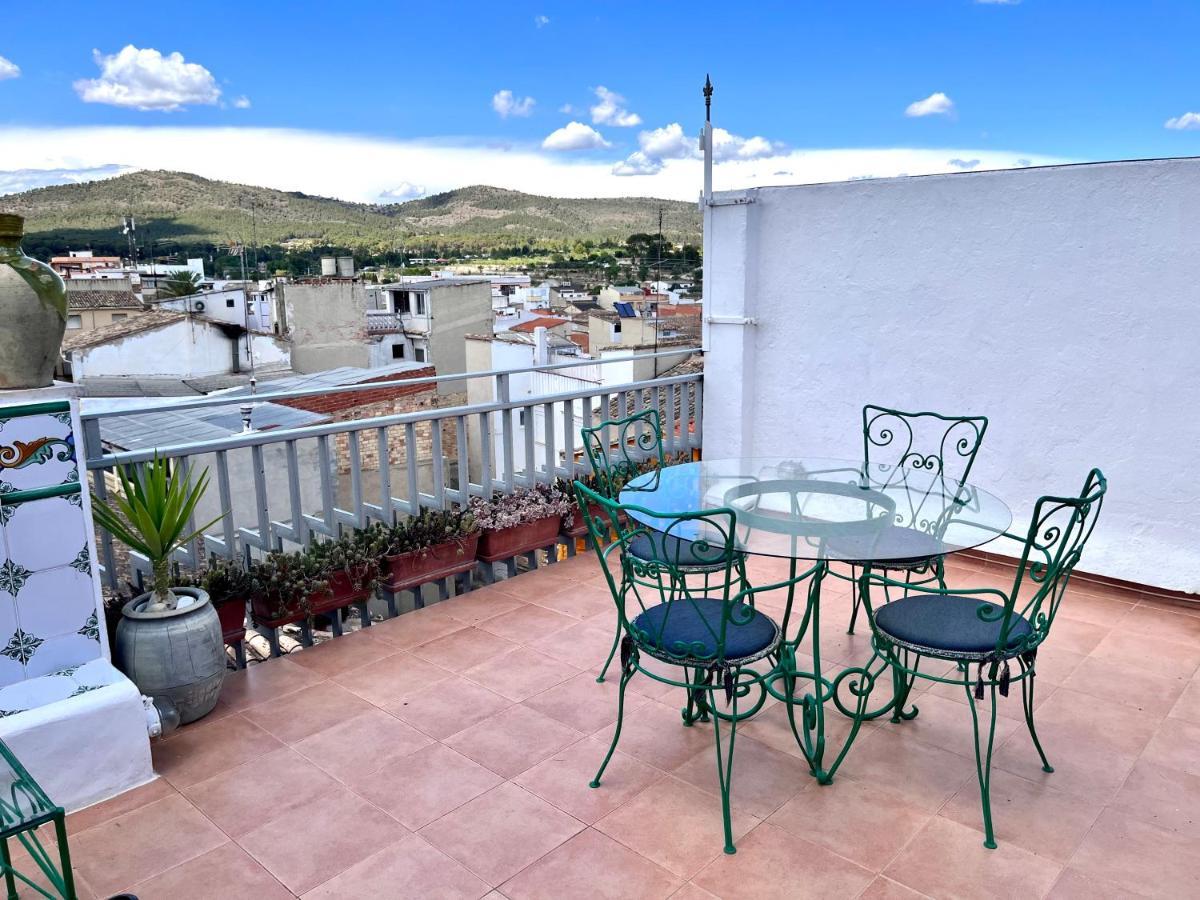 Atico Con Vistas En L'Olleria Apartment Exterior foto