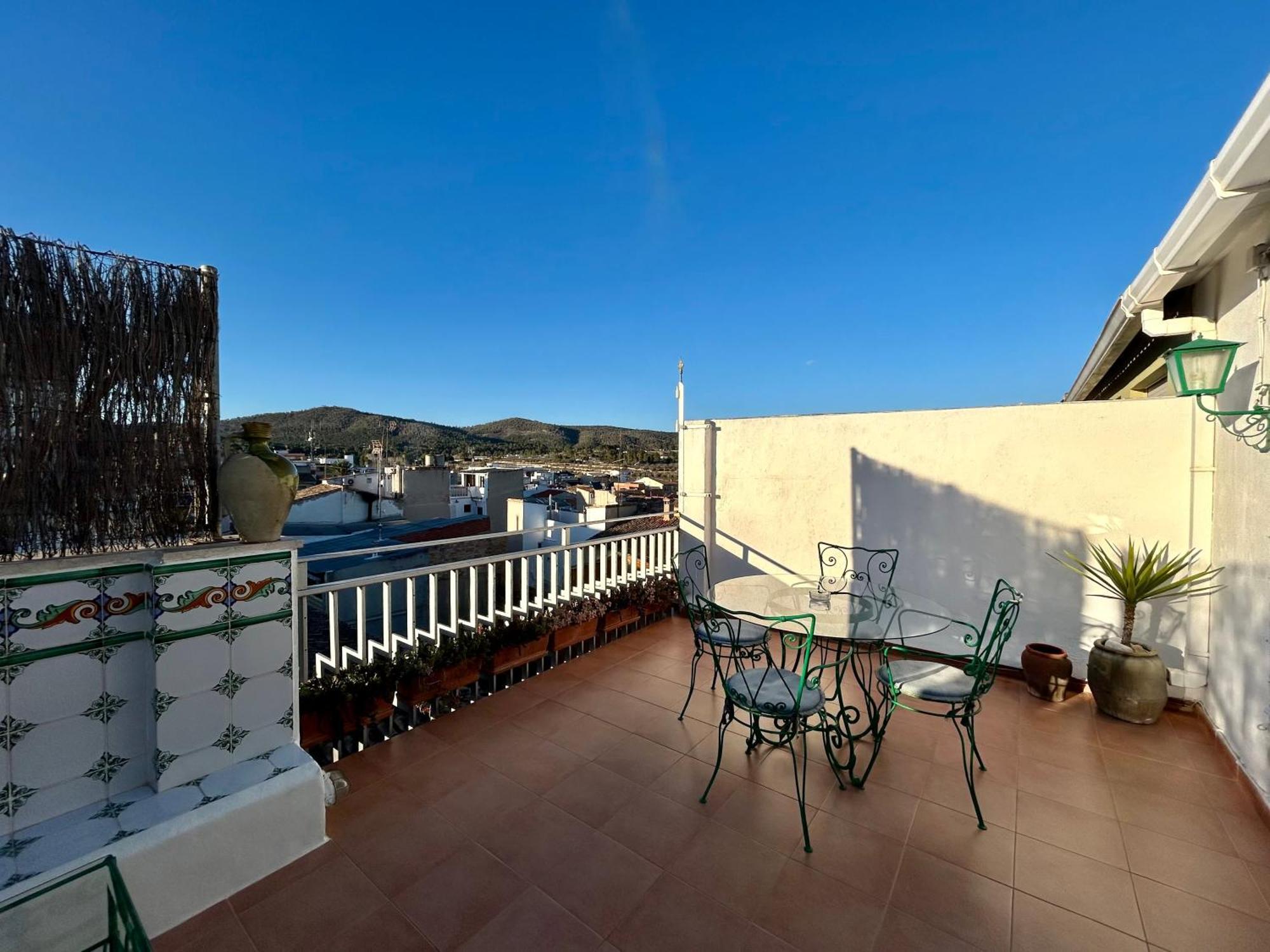 Atico Con Vistas En L'Olleria Apartment Exterior foto